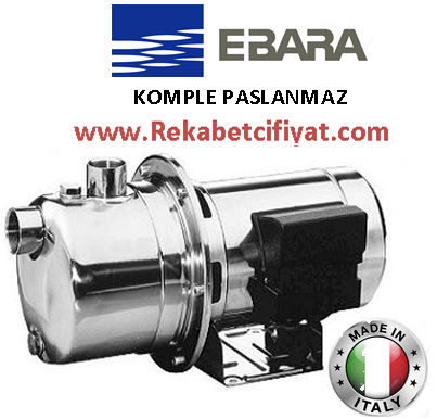 EBARA JEM 150 1.5HP 220V Kendinden Emişli Paslanmaz Çelik Jet Pompa (italyan malı)
