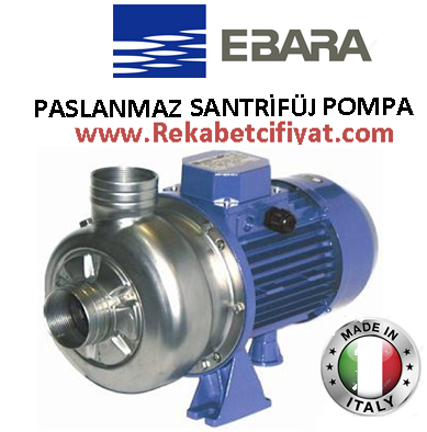 EBARA DWC N 500/1.5 2HP 380V 2'' Çıkışlı Tek Kademeli Paslanmaz Çelik Santrifüj Pompa