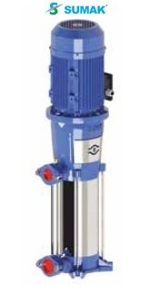 Sumak SHT34/4 7.5 Hp 380V Düşey Milli Kademeli Pompa