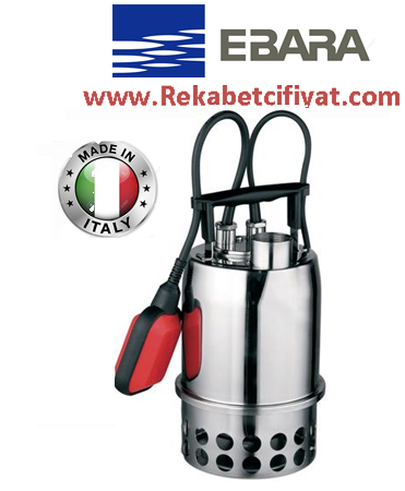 EBARA BEST ONE VOX 0.33HP 220V Komple Paslanmaz Kirli Su Drenaj Dalgıç Pompa
