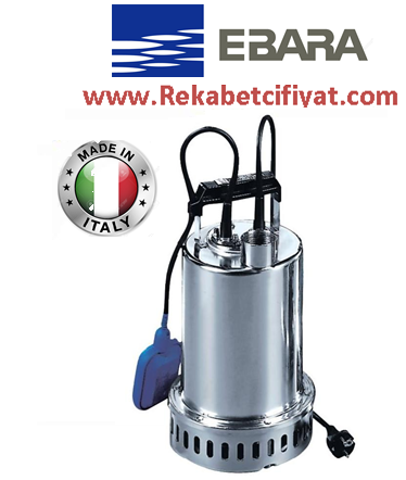 EBARA BEST 2 M 0.75HP 220V Komple Paslanmaz Pis Su Drenaj Dalgıç Pompa