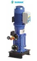 Sumak SHT32/4A 1X5.5 kW 380V Tek Pompalı Döküm Gövdeli Düşey Milli Kademeli Hidrofor