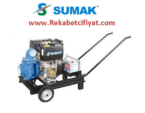 SMT1000/3 D 7,5HP 3\'\' Çıkışlı Marşlı Dizel Motopomp Su Motoru