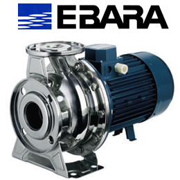 Ebara 3M 50-125/3 4hp Paslanmaz Yatay Milli Monoblok Santrifüj Pompa