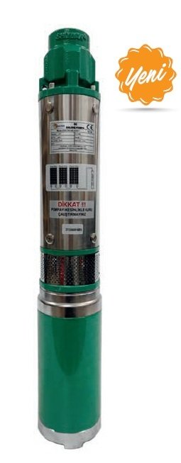 WATER SOUND SYDC-120V -120V- PASLANMAZ GÖVDELİ DC SOLAR SİSTEM DERİN KUYU DALGIÇ POMPA