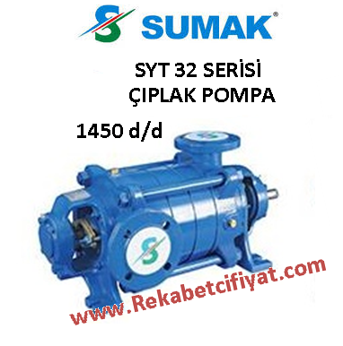SUMAK SYT 32/10 3HP Yatay Milli Kademeli Çıplak Pompa