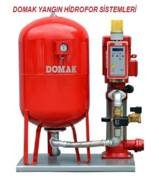 DOMAK 214Y-7 - 5.5 HP 100 LT TANKLI PAKET YANGIN HİDROFORU