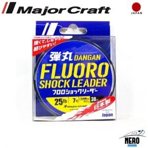 MC Dangan Fluoro Shock Leader DFL-7/0.44mm./25Lb/15.1kg./30mt.