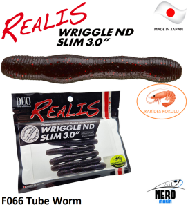 Duo Realis Wriggle ND Slim 3'' Silikon Yem F066 Tube Worm