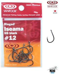 Vanfook Tek İğne Ringed Iseama NS Black #12 (12 pcs./pack)