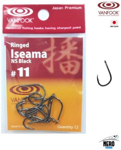 Vanfook Tek İğne Ringed Iseama NS Black #11 (12 pcs./pack)