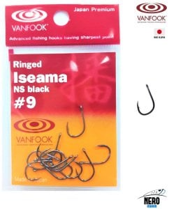 Vanfook Tek İğne Ringed Iseama NS Black #9 (12 pcs./pack)