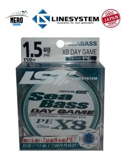 Linesystem Seabass Day Game X8 150mt. PE 1.5