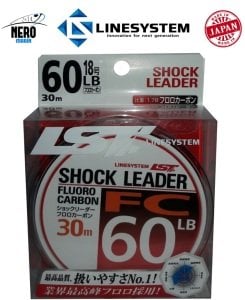 Linesystem Shock Leader FC 30mt. 60LB. 30 Mt.