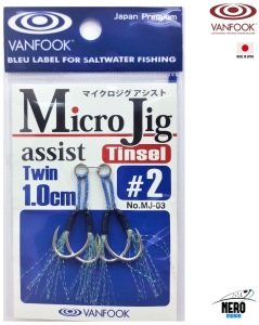 Vanfook Çiftli Micro Jig Assist İğne MJ-03 #2 (2 pcs./pack)