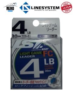 Linesystem Light Game Leader FC 30mt. 4LB.