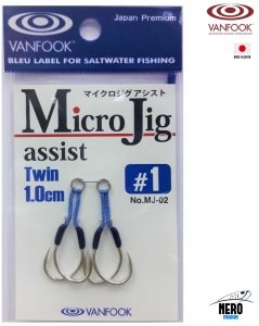 Vanfook Çiftli Micro Jig Assist İğne MJ-02 #1 (2 pcs./pack)