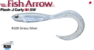 Flash J Curly 2'' SW #100 Sirasu Silver