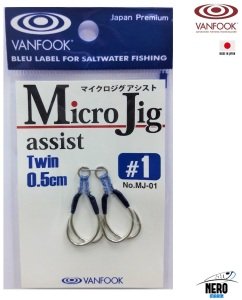 Vanfook Çiftli Micro Jig Assist İğne MJ-01 #1 (2 pcs./pack)