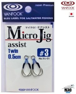 Vanfook Çiftli Micro Jig Assist İğne MJ-01 #3 (2 pcs./pack)