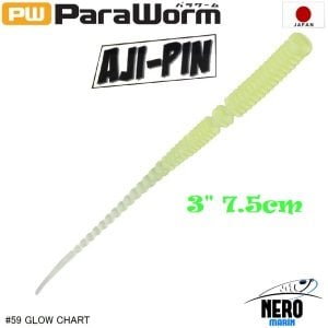MC Para Worm PW-AJIPIN 3'' #59 Glow Chart