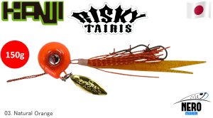 Kanji Risky Taris Tai Rubber Slider 150g #03 Natural Orange