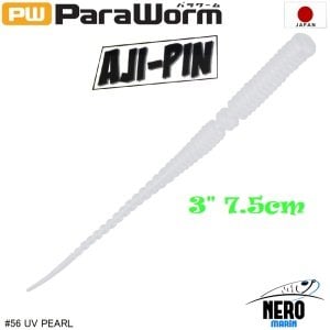 MC Para Worm PW-AJIPIN 3'' #56 UV Pearl