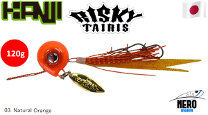 Kanji Risky Taris Tai Rubber Slider 120g #03 Natural Orange