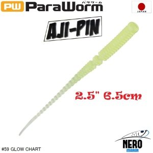 MC Para Worm PW-AJIPIN 2.5'' #59 Glow Chart