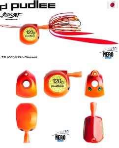 Pudlee Tai Rubber JET 120g TRJ-0059 Red Orange