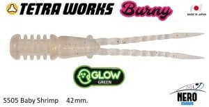 Tetra Works Burny Silikon 42 mm. S505 / Baby Shrimp