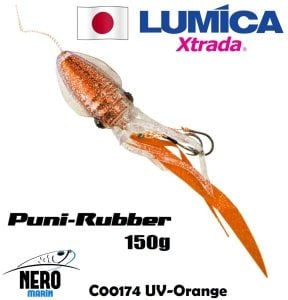 Lumica Xtrada Puni Rubber Tai Rubber Slider 150g. C00174 UV-Orange