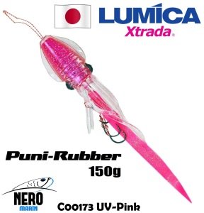 Lumica Xtrada Puni Rubber Tai Rubber Slider 150g. C00173 UV-Pink