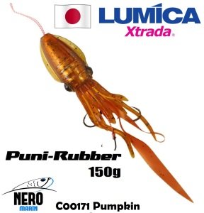 Lumica Xtrada Puni Rubber Tai Rubber Slider 150g. C00171 Pumpkin