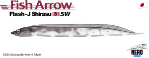 Flash J Shirasu 3'' SW #104 Katakuchi Iwashi Silver