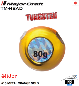 MC TMTG-Tungsten Head Slider 80g #15 Metal Orange Gold