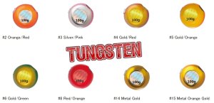 MC TMTG-Tungsten Head Slider 80g #14 Metal Gold