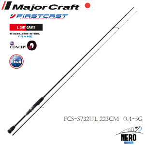 MC Firstcast LRF Kamış Solid Uç FCS-S732UL 223cm 0.4-5g