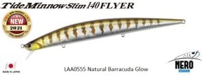 Tide Minnow Slim Flyer 140 LAA0555 Natural Barracuda Glow