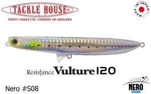 Tackle House Resistance Vulture 120 #Nero S08
