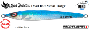 Dead Bait Metal 160 Gr.	03	Blue Back