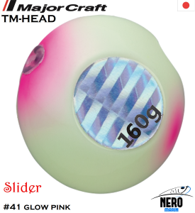 MC TM-Head Slider Tai Rubber Jig 160g #41 Glow Pink