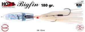 Hots Bigfin Inchiku 180gr.	08  Glow