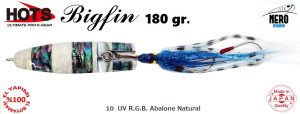 Hots Bigfin Inchiku 180gr.	11   R.G.B. Abalone ZebraUV
