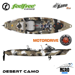 Feelfree Lure 11.5 Overdrive+Motordrive Pedallı ve Elektrik Motorlu Desert Camo