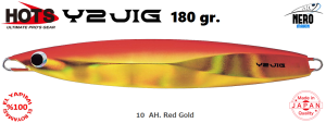 Hots Y2 Jig 180gr. 10  AH. Red Gold
