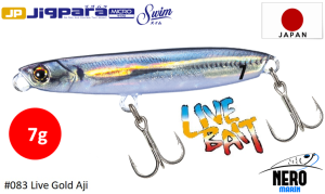 MC Jigpara Micro Swim JPMSW-7 #83 Live Gold Aji