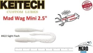 Keitech Mad Wag Mini 2.5'' #422 Sight Flash