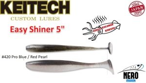 Keitech Easy Shiner 5'' #420 Pro Blue / Red Pearl