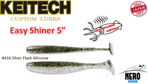 Keitech Easy Shiner 5'' #416 Silver Flash Minnow